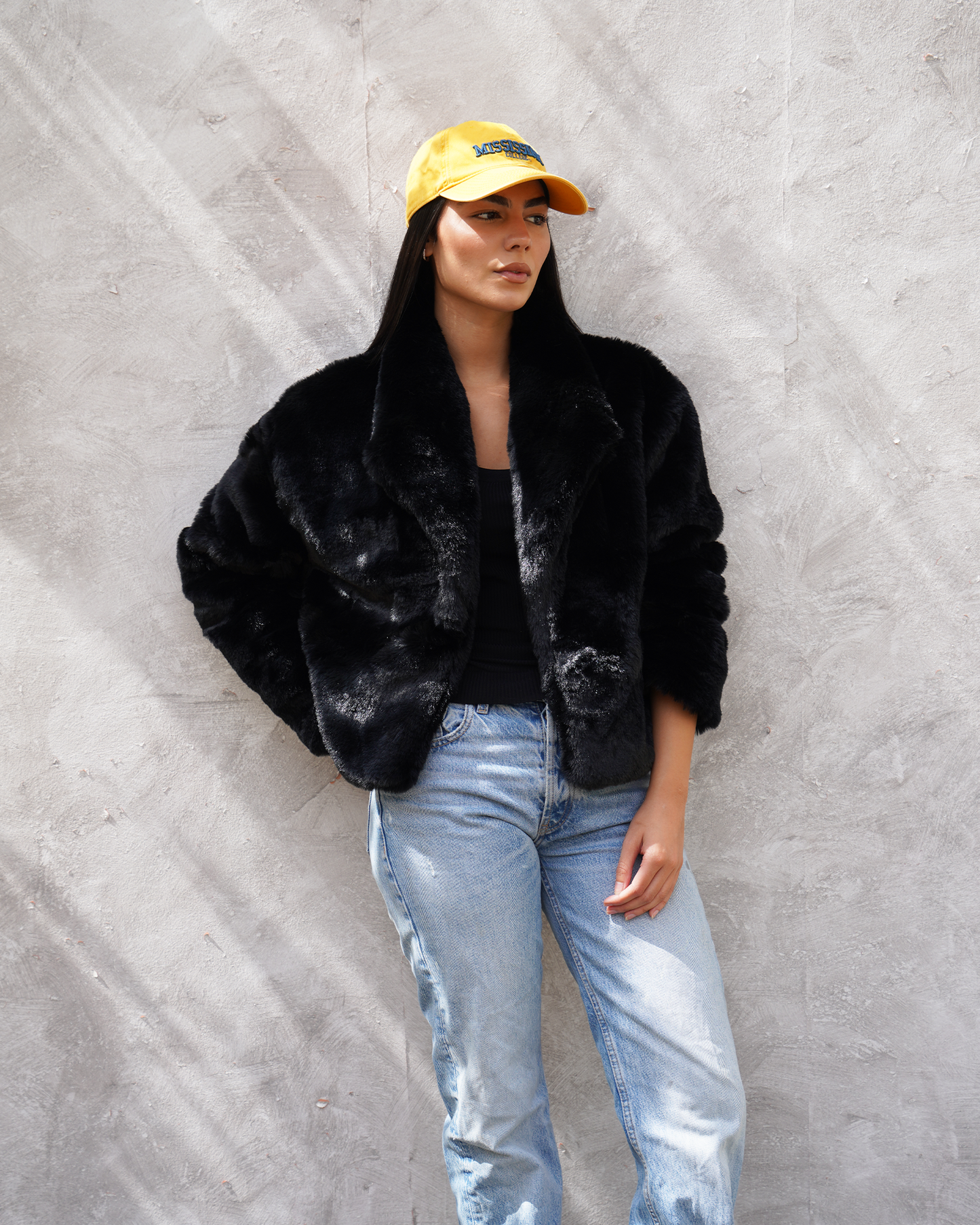 Black Fur Jacket