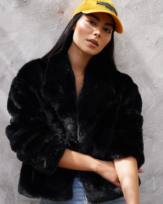 Black Fur Jacket