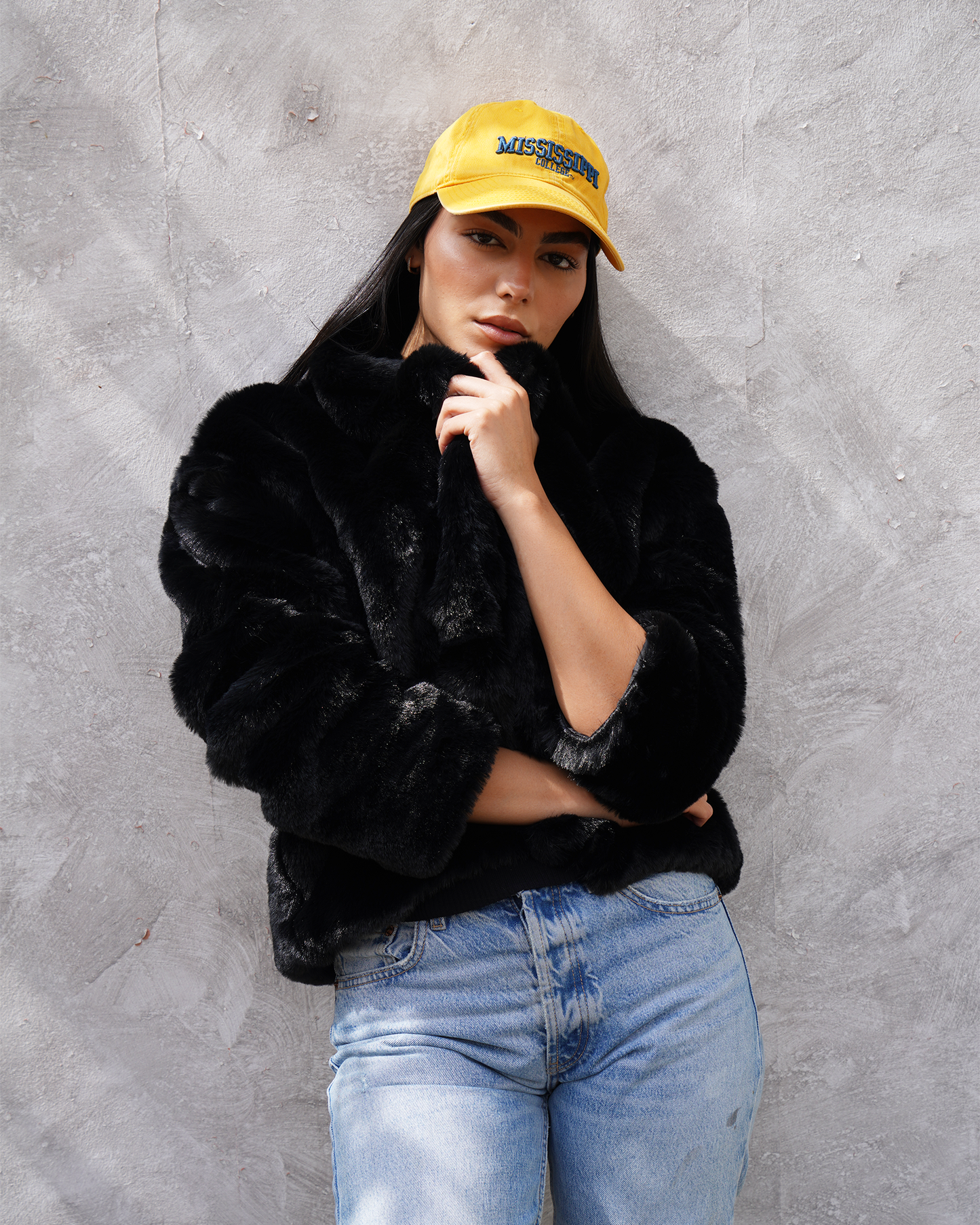 Black Fur Jacket