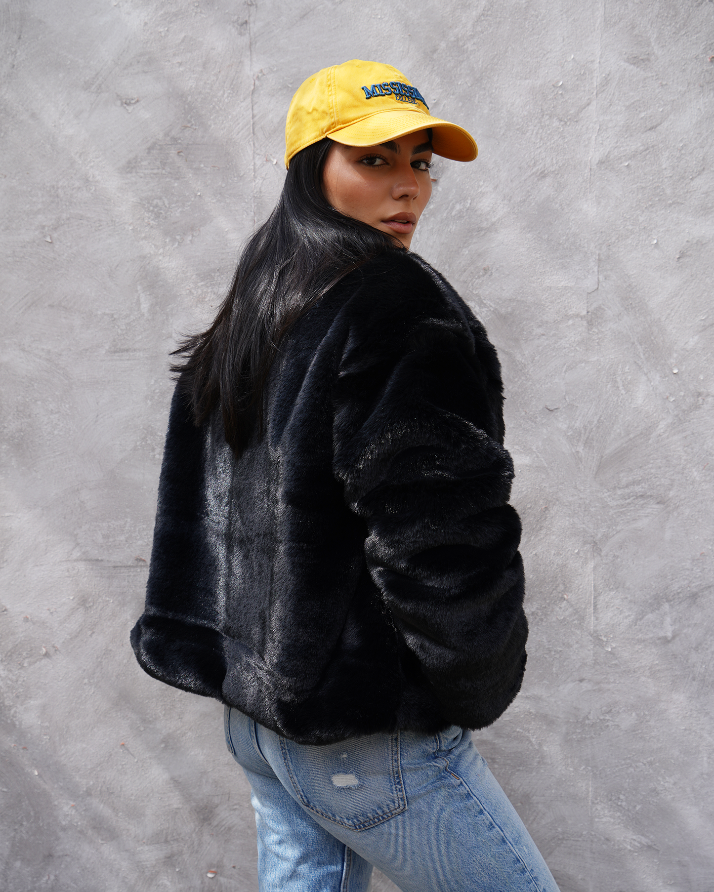Black Fur Jacket