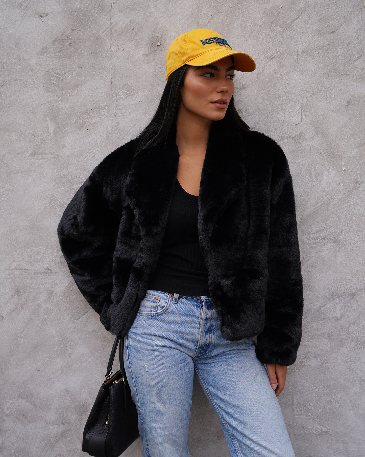 Black Fur Jacket