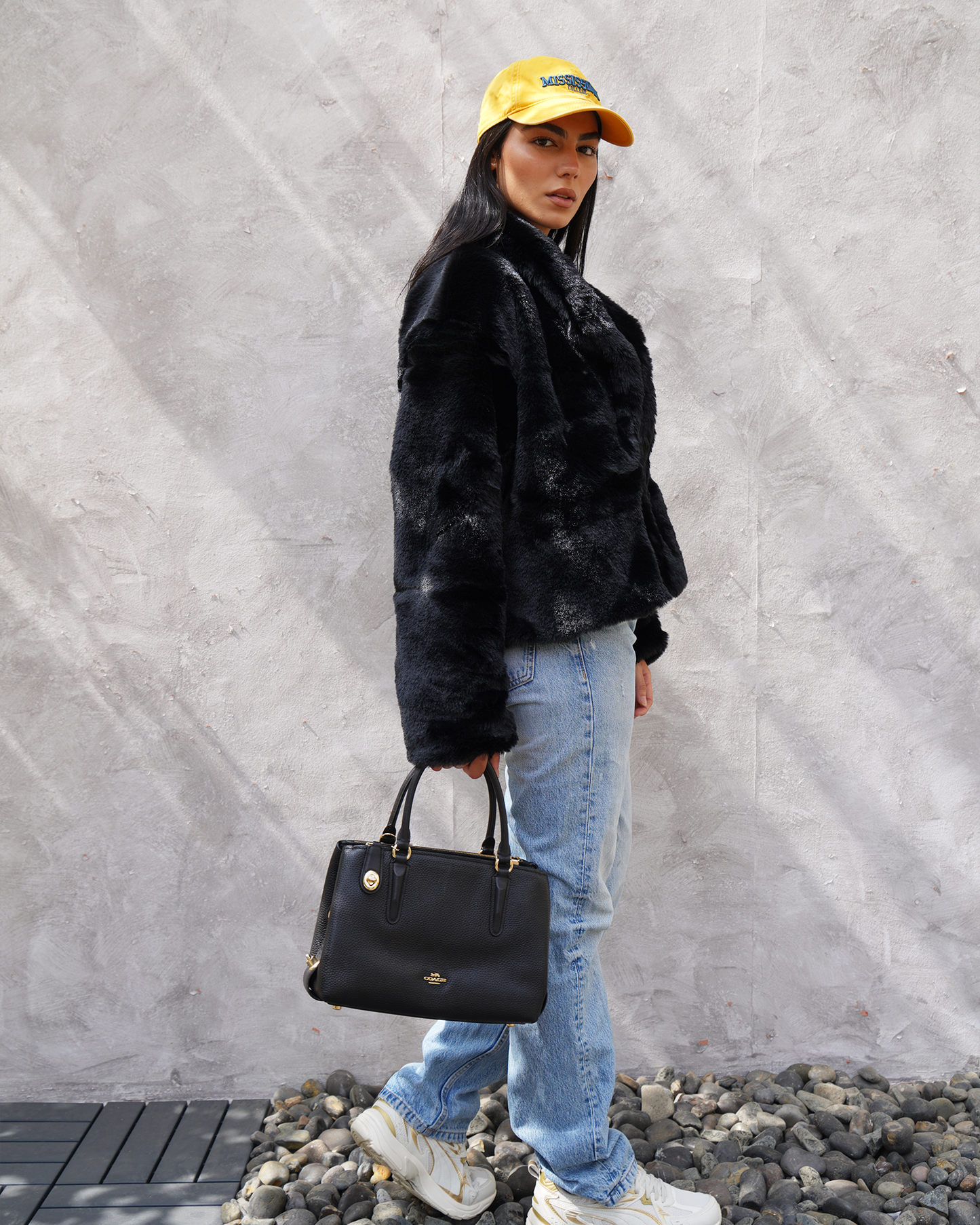 Black Fur Jacket