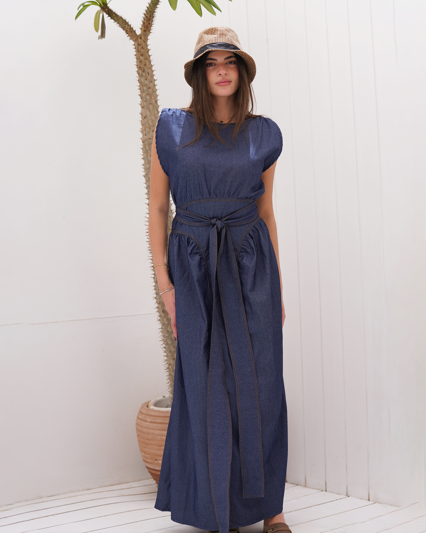 Contour Denim Dress