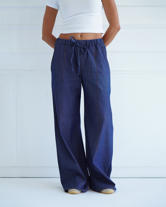 Loose Denim Pants