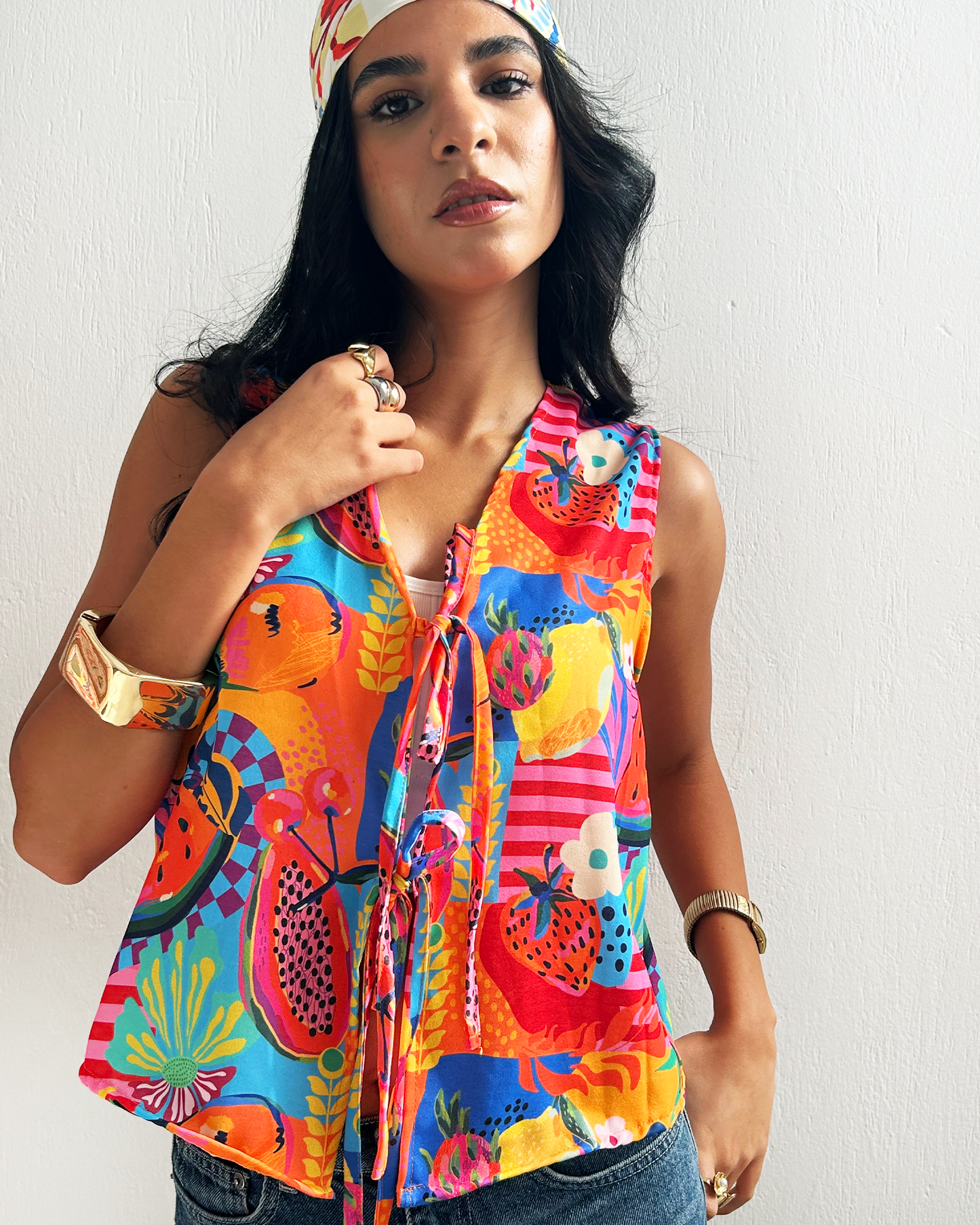 Summer Punch Tie Vest