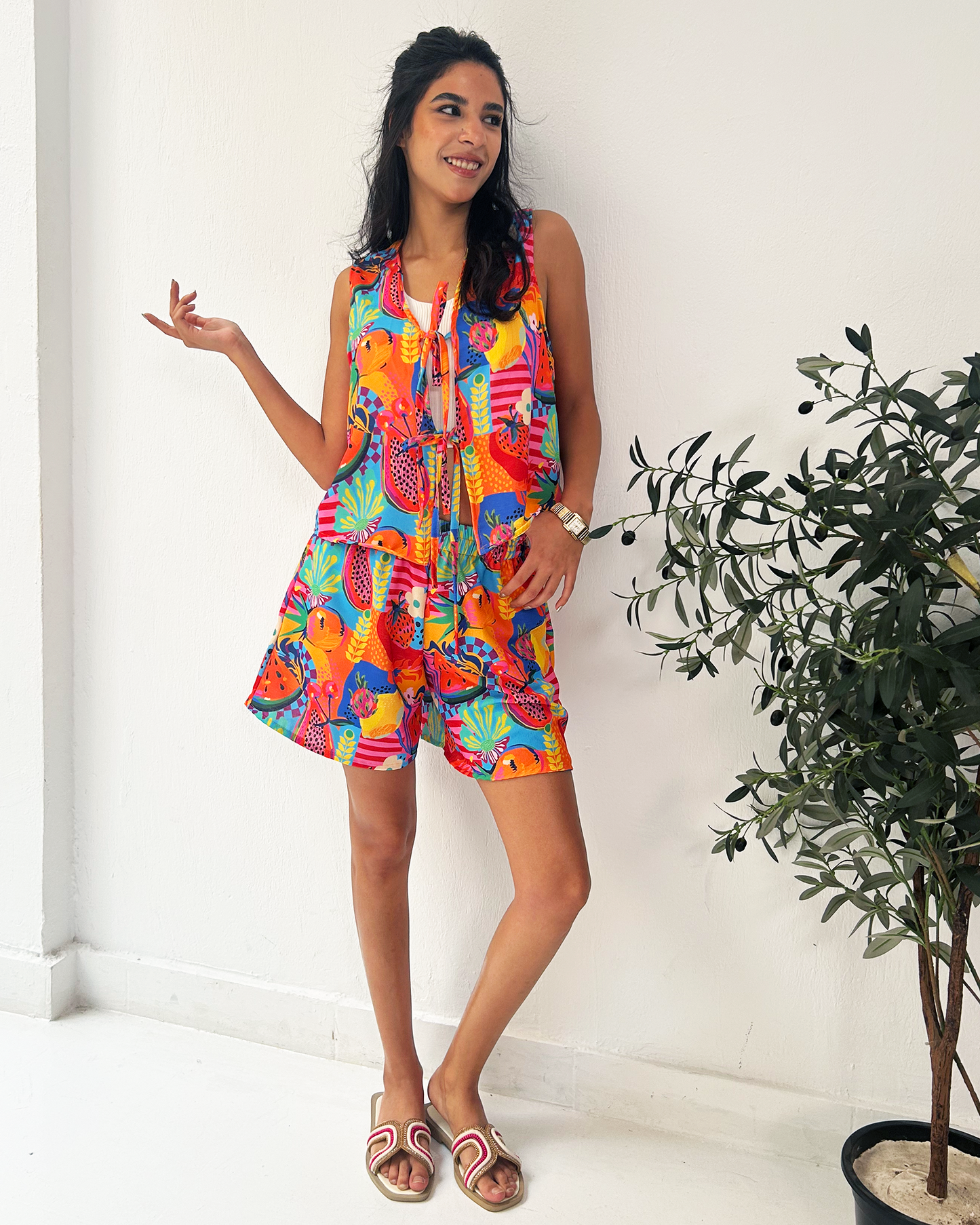 Summer Punch Tie Vest