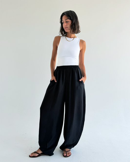 Black Balloon Pants