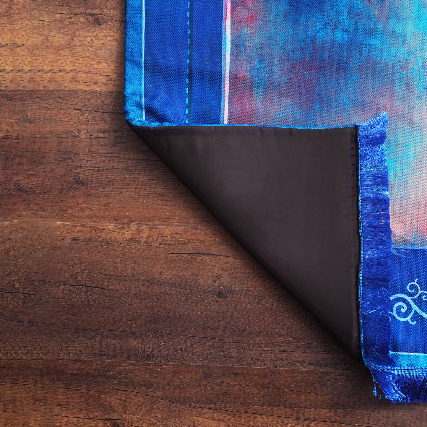 Blue Bless Padded Prayer Rug