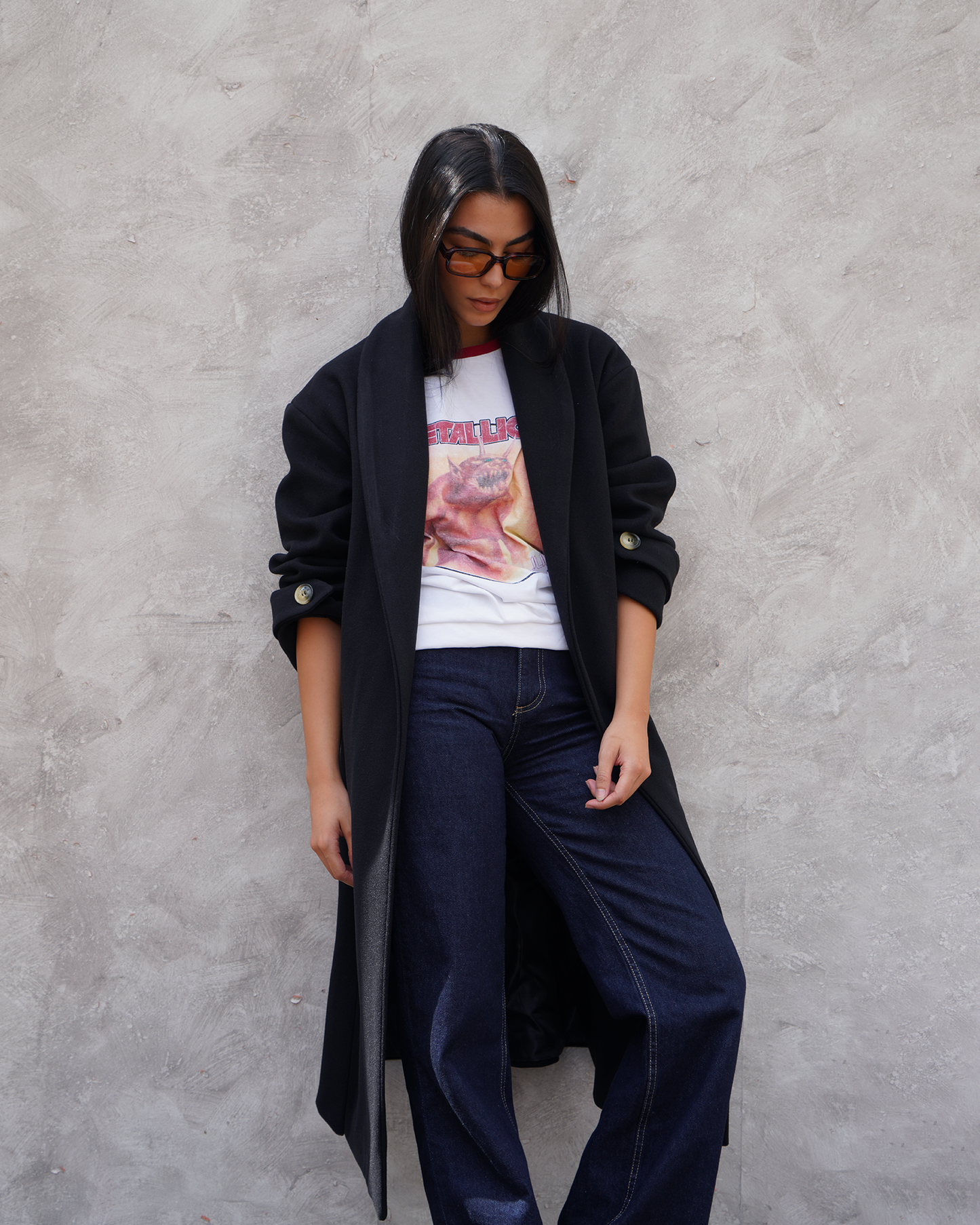 Black Wrap Coat