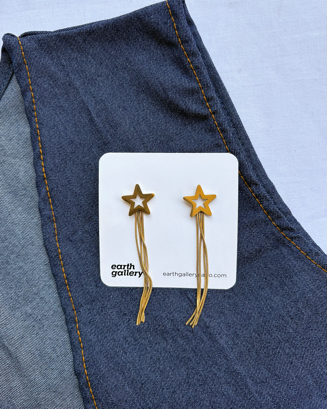 Dangling Star Earrings
