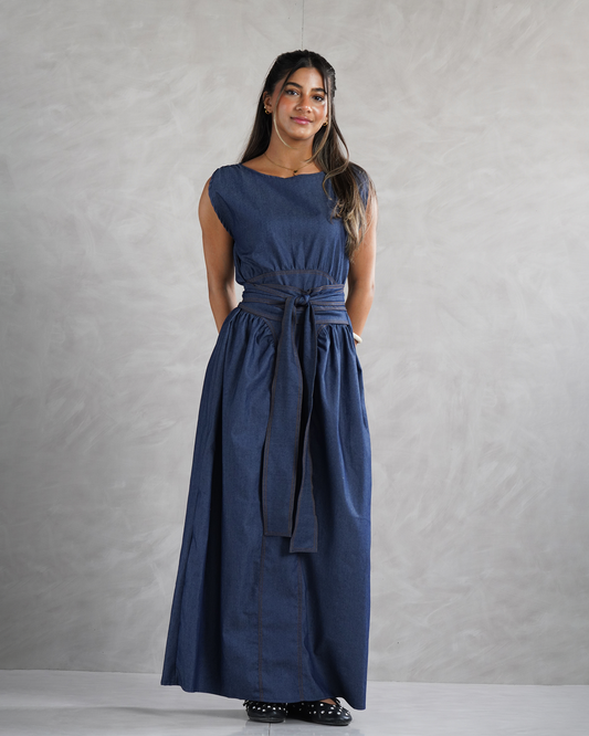 Contour Denim Dress