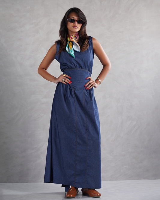 Contour Denim Dress