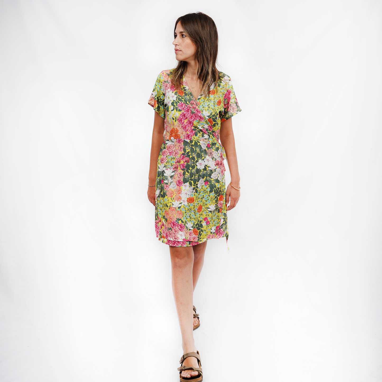 Summer Garden Wrap Dress