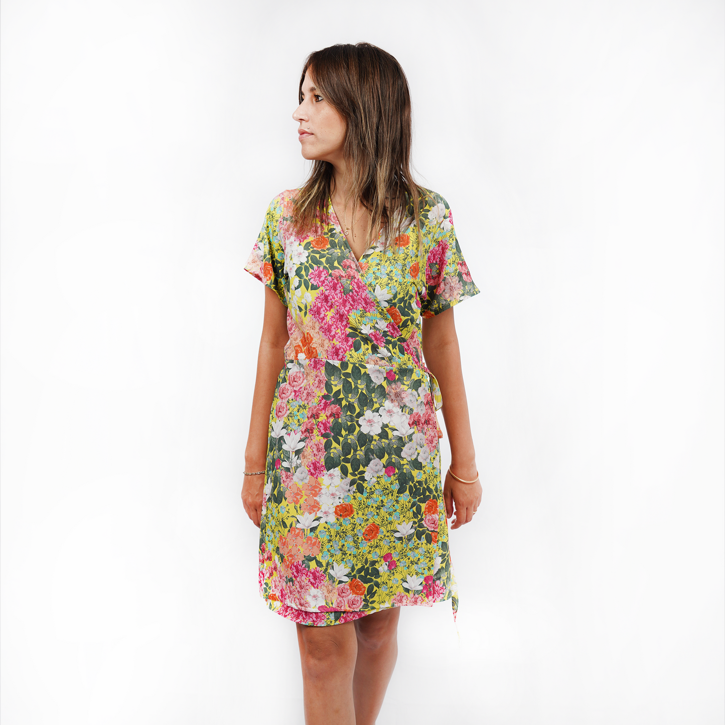 Summer Garden Wrap Dress