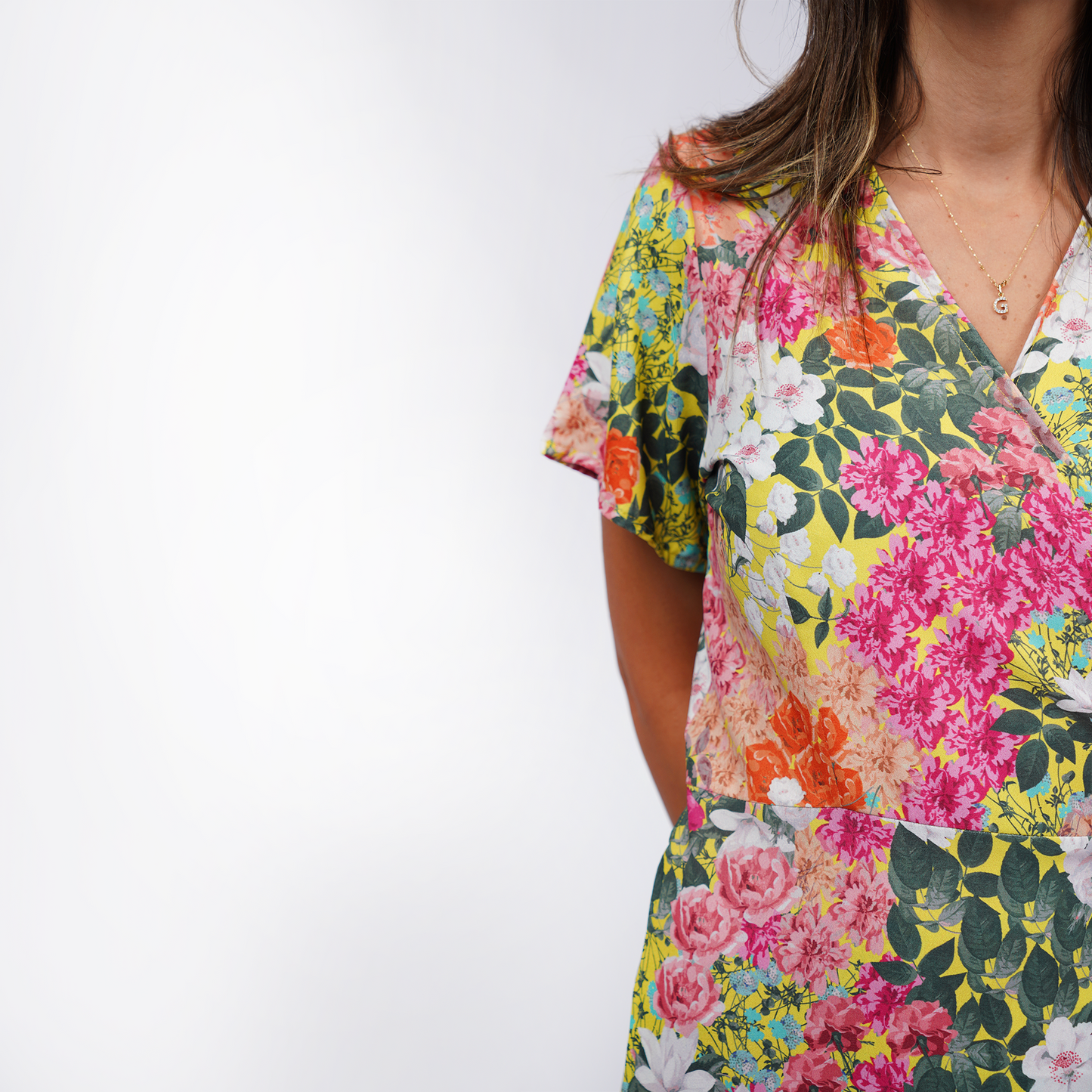 Summer Garden Wrap Dress