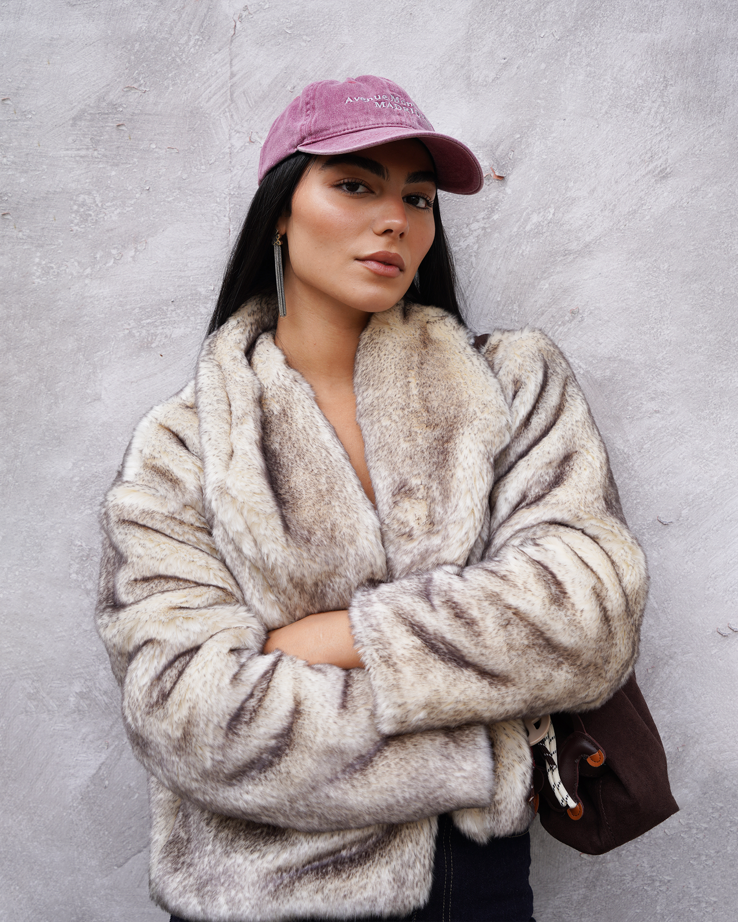 Wolf Grey Fur Jacket