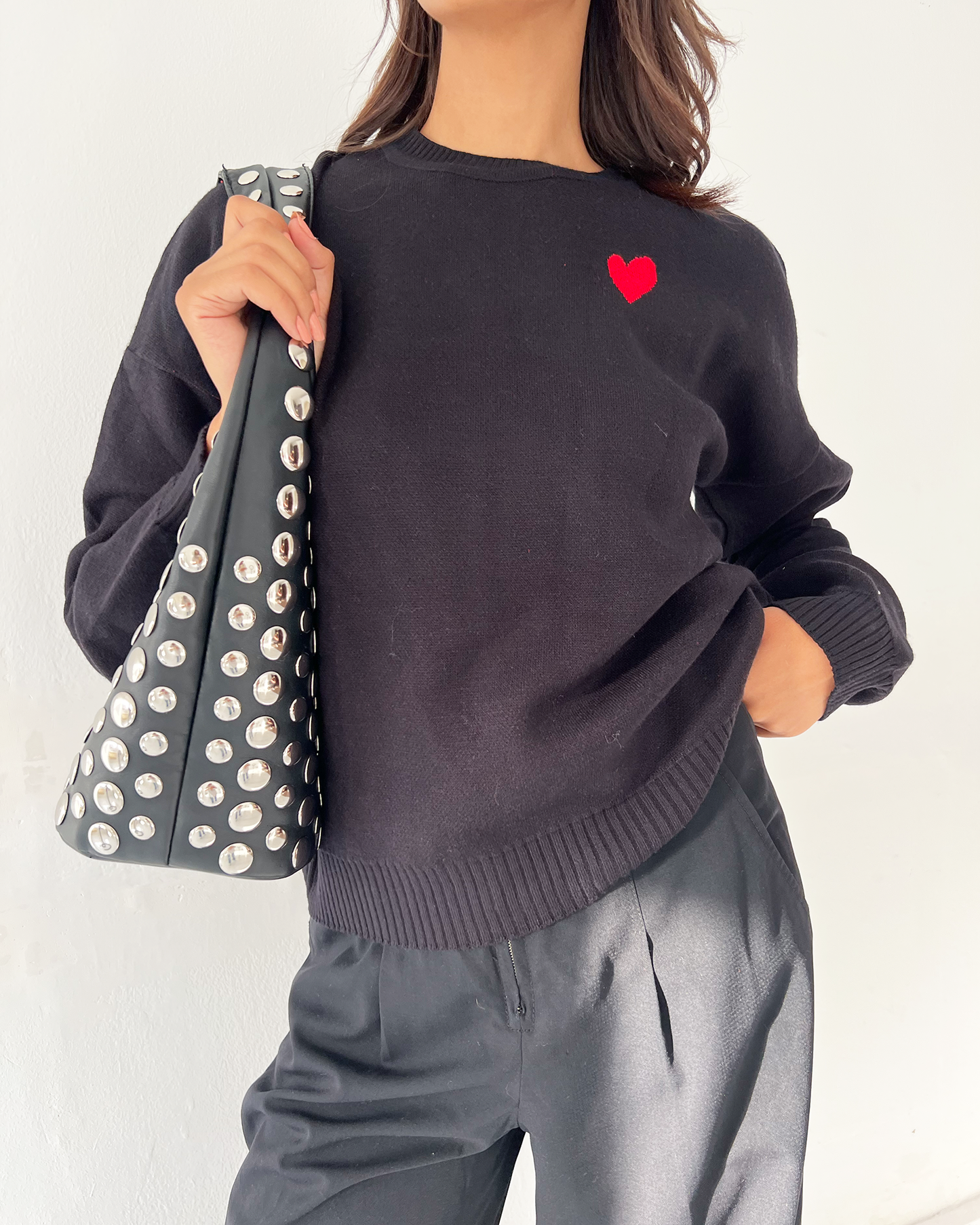 Black Heart Sweater