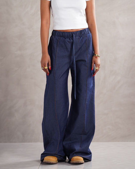 Loose Denim Pants