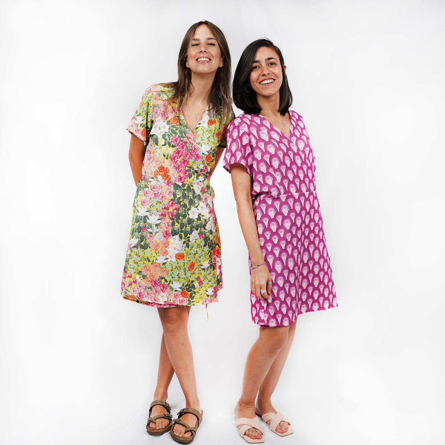 Summer Garden Wrap Dress