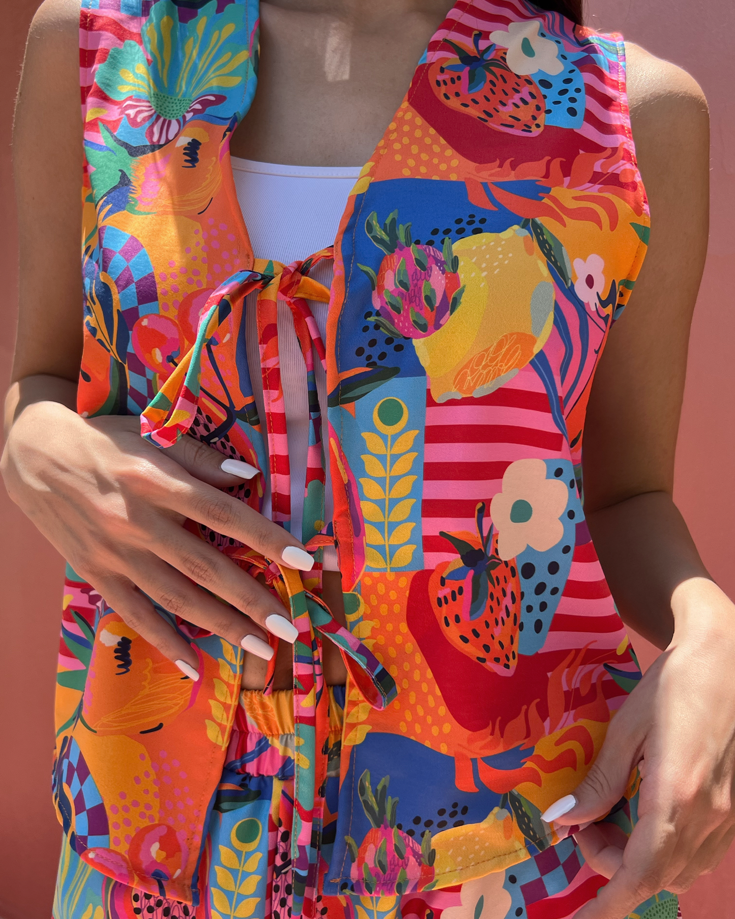 Summer Punch Tie Vest
