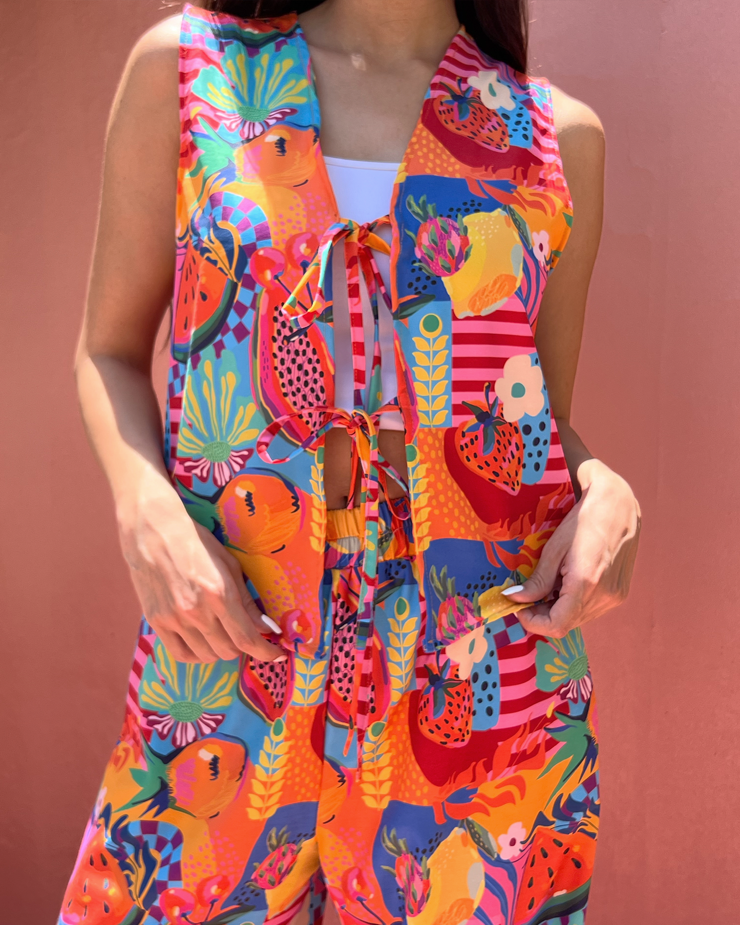 Summer Punch Tie Vest