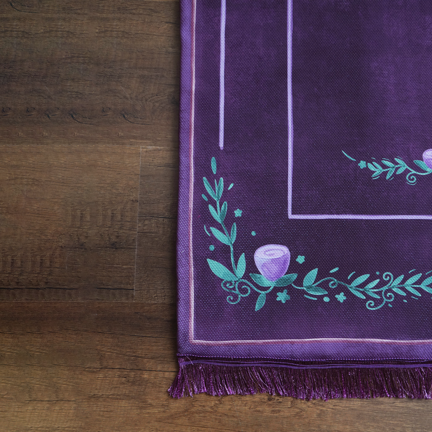 Purple Rihana Padded Prayer Rug