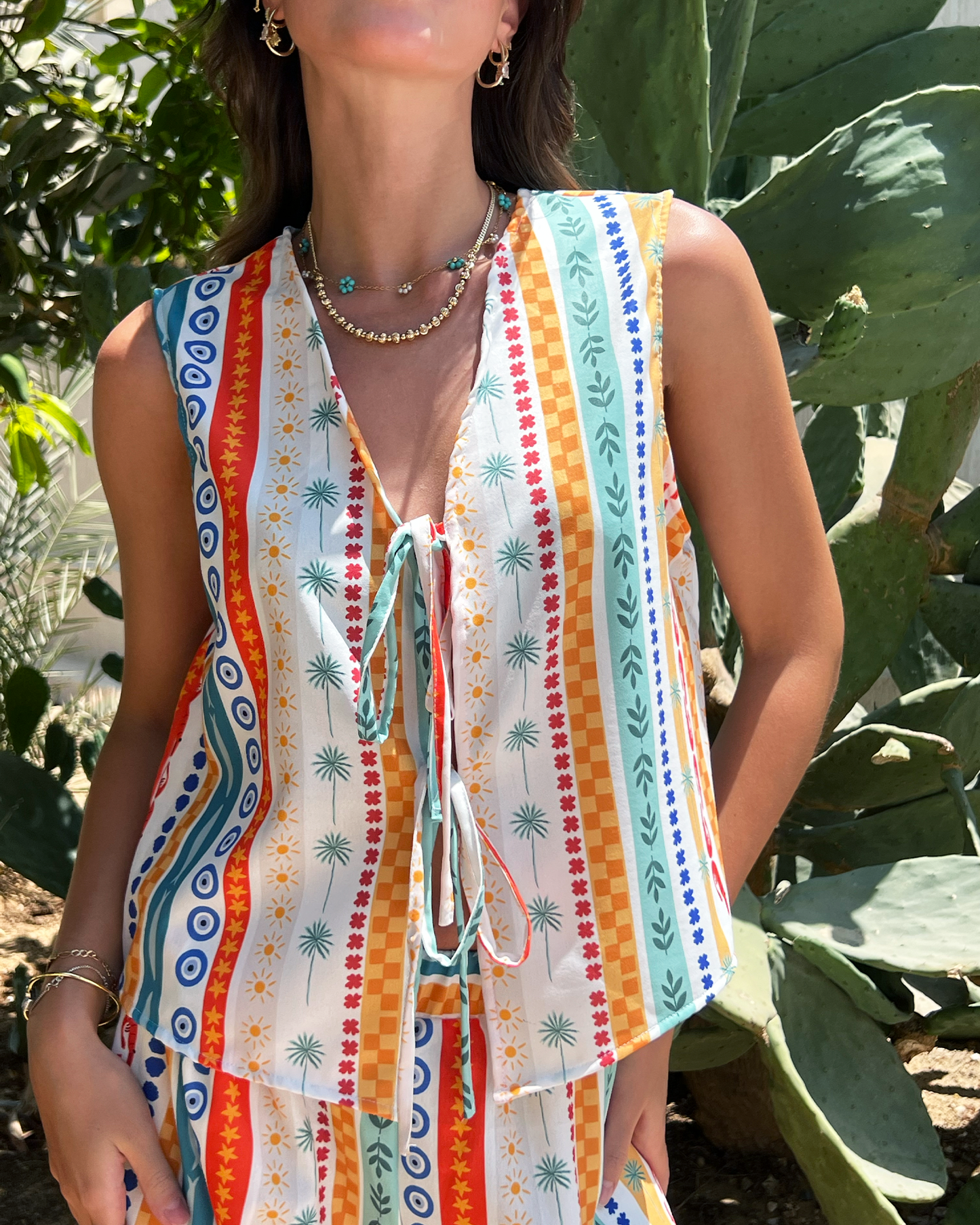 Shore Lines Tie Vest