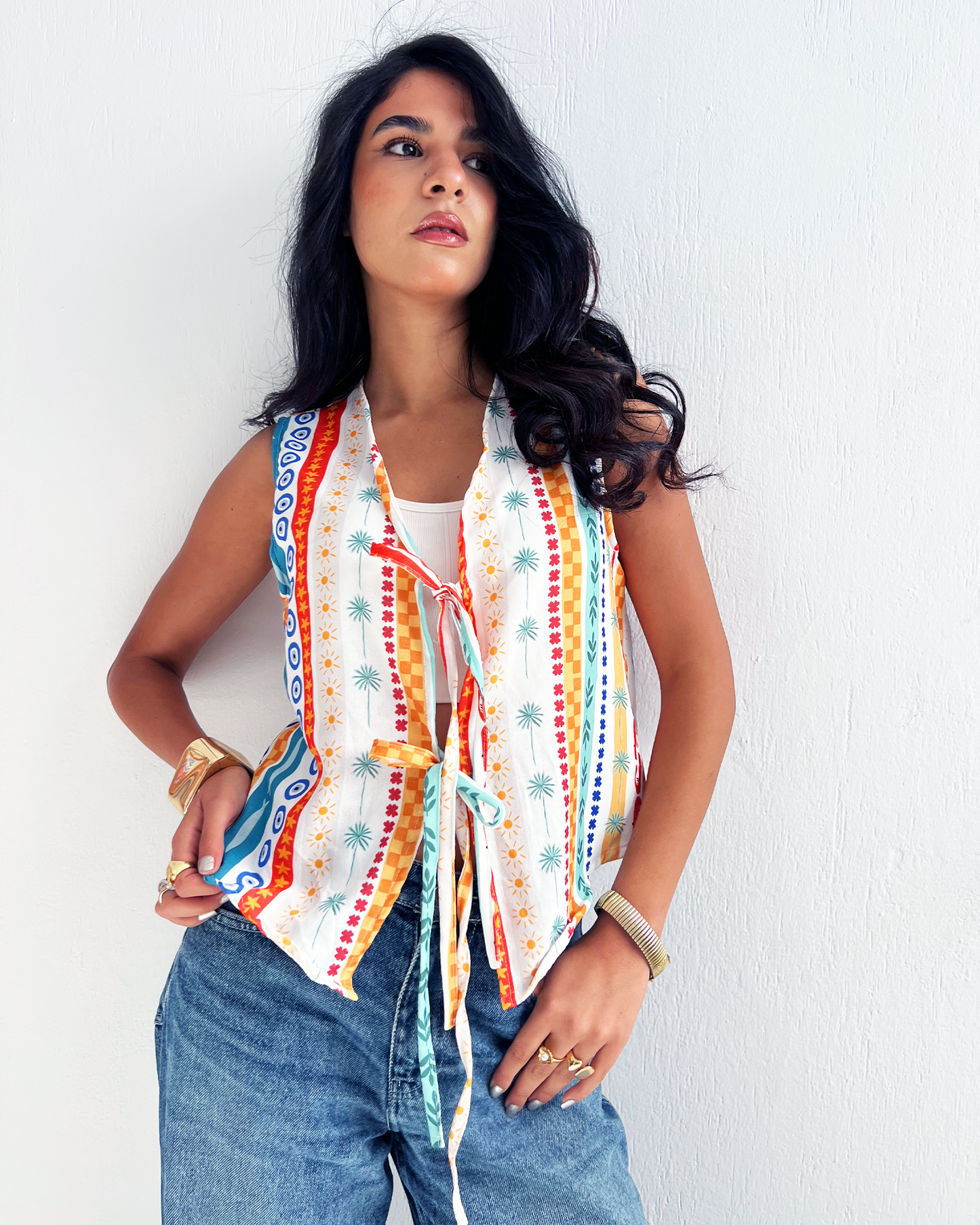 Shore Lines Tie Vest