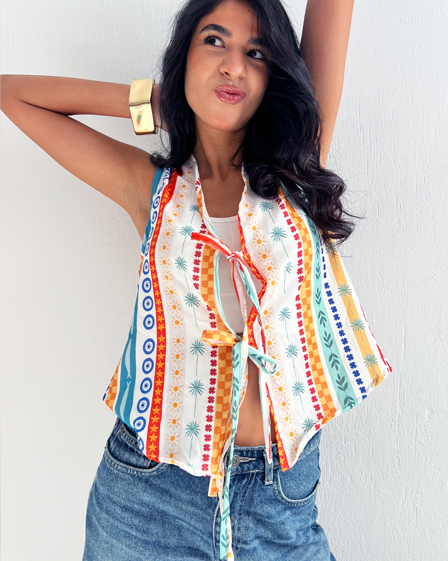 Shore Lines Tie Vest