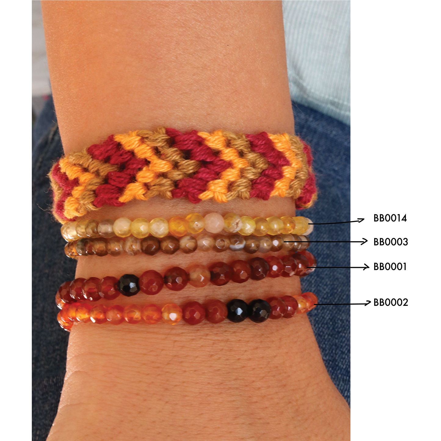 Stackable Stone Bracelet - BB0001
