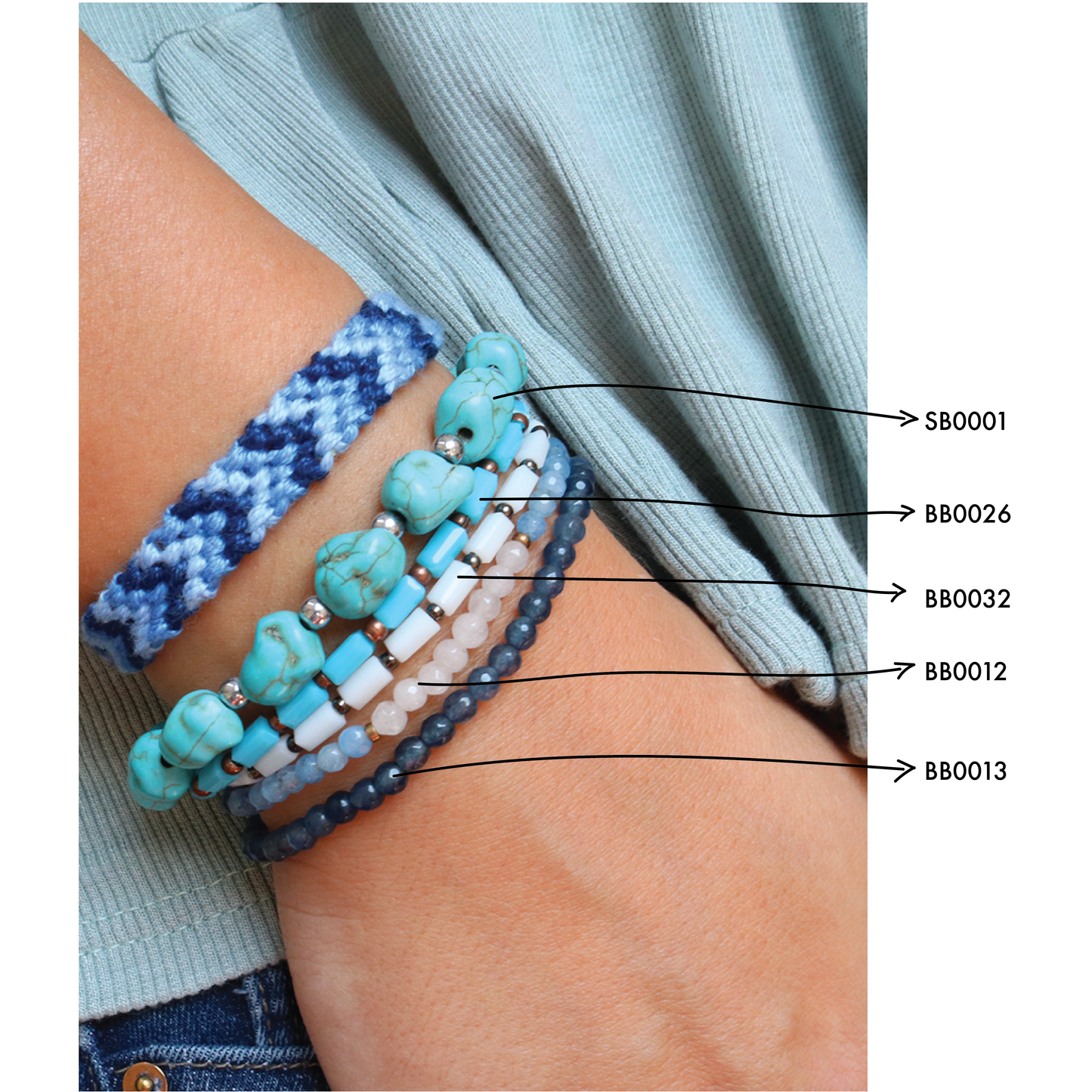 Stackable Stone Bracelet - BB0031