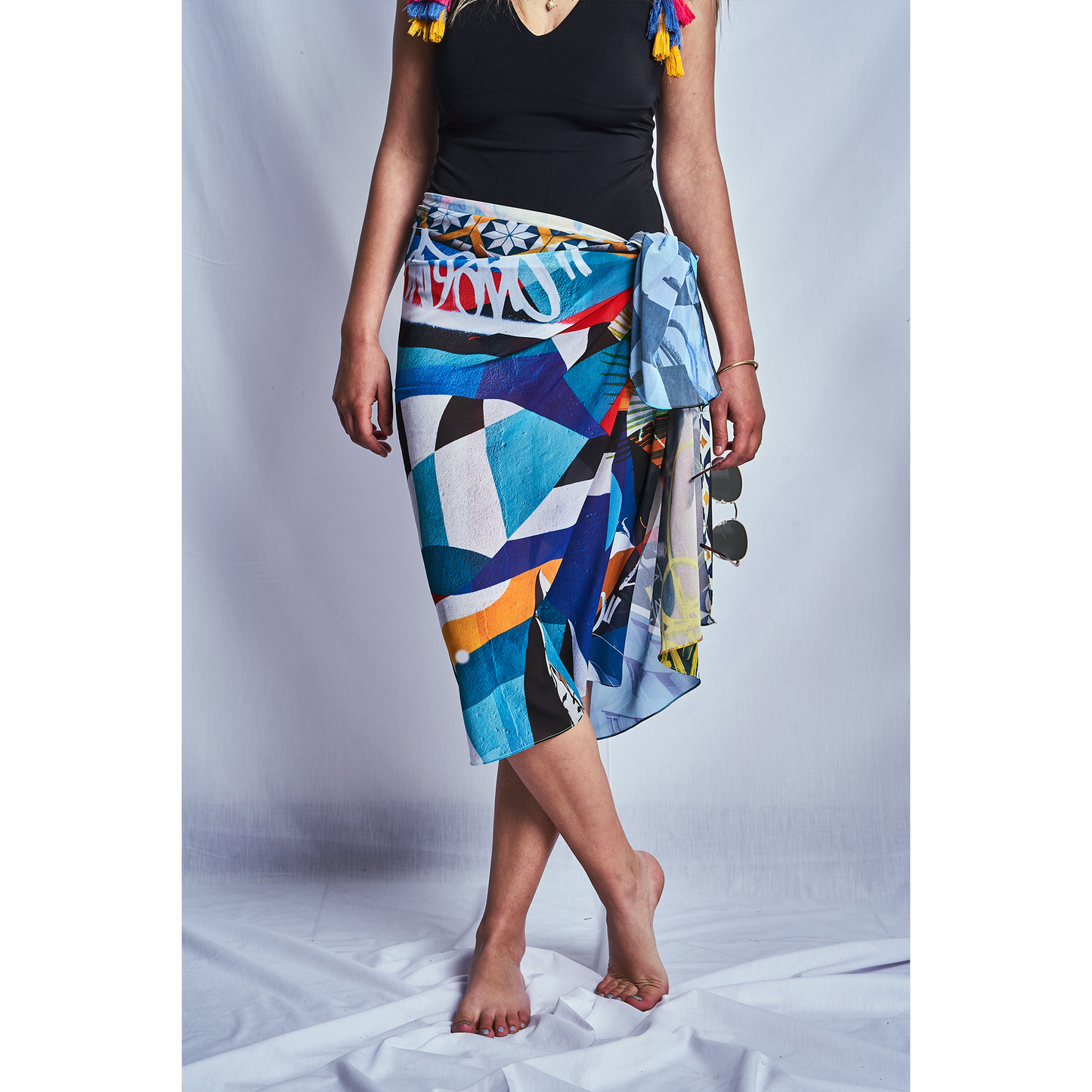 Urban Blue Wrap Cover-up