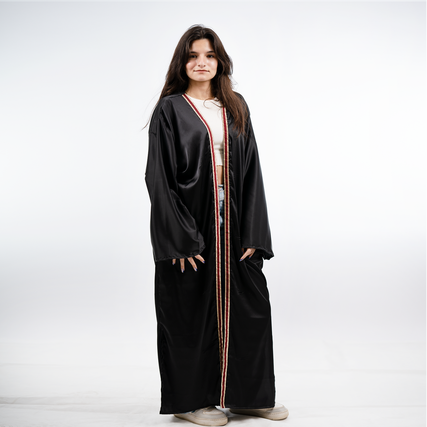 Black Silk Kaftan