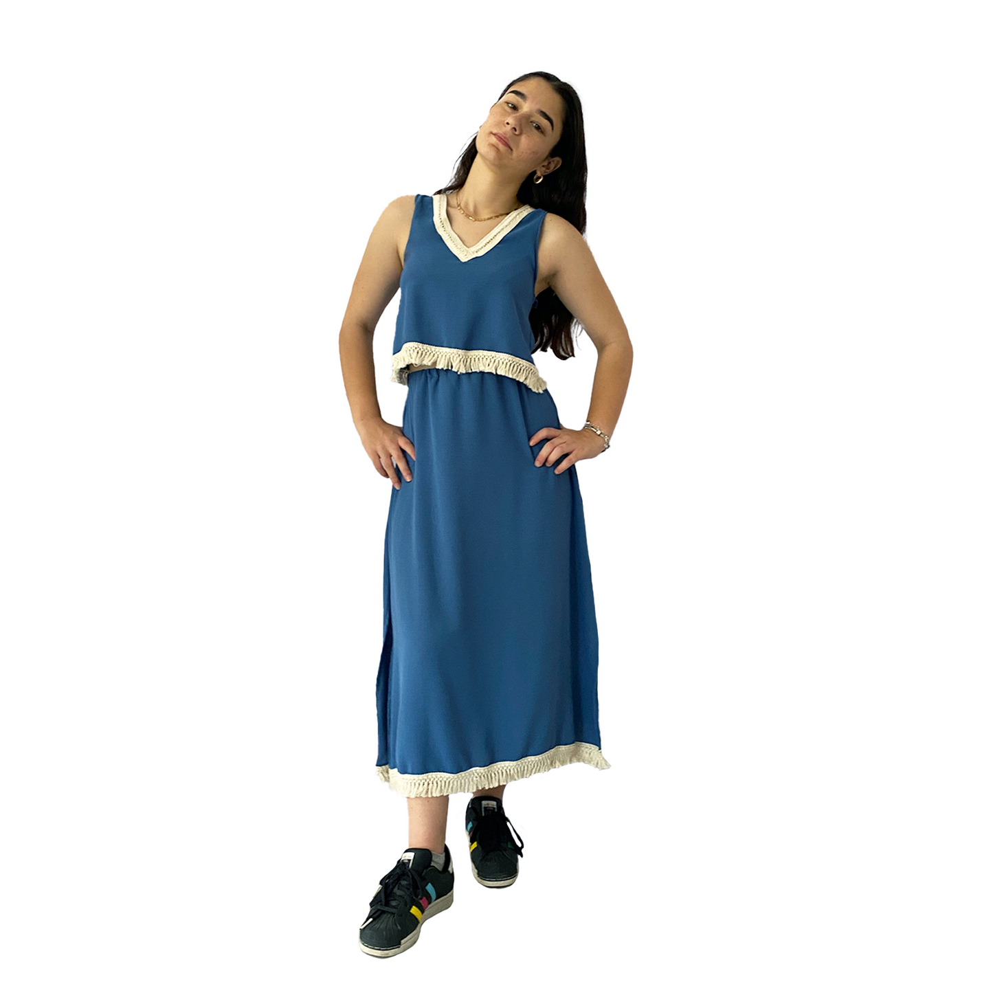 Dusty Blue Jasmine Set