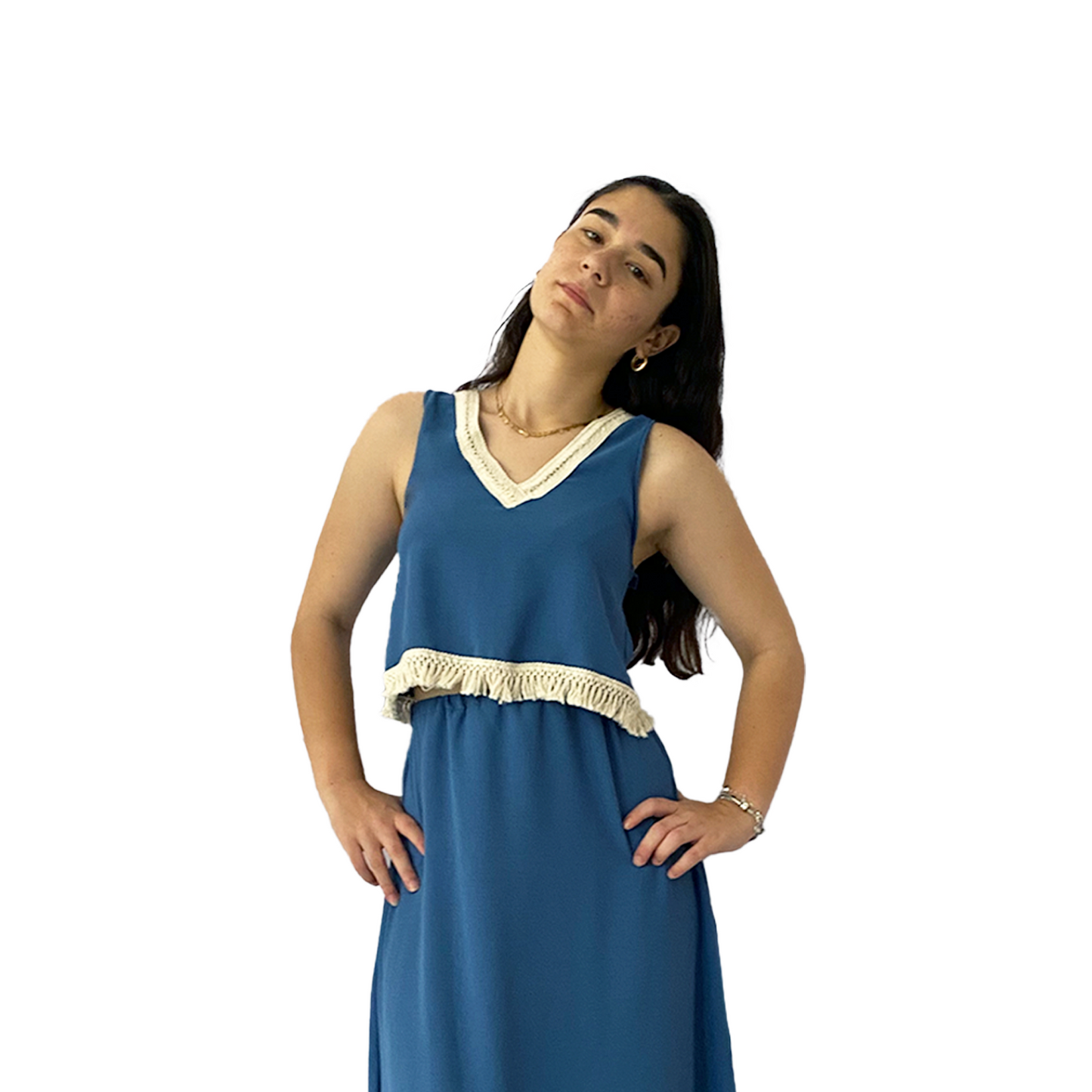 Dusty Blue Jasmine Set