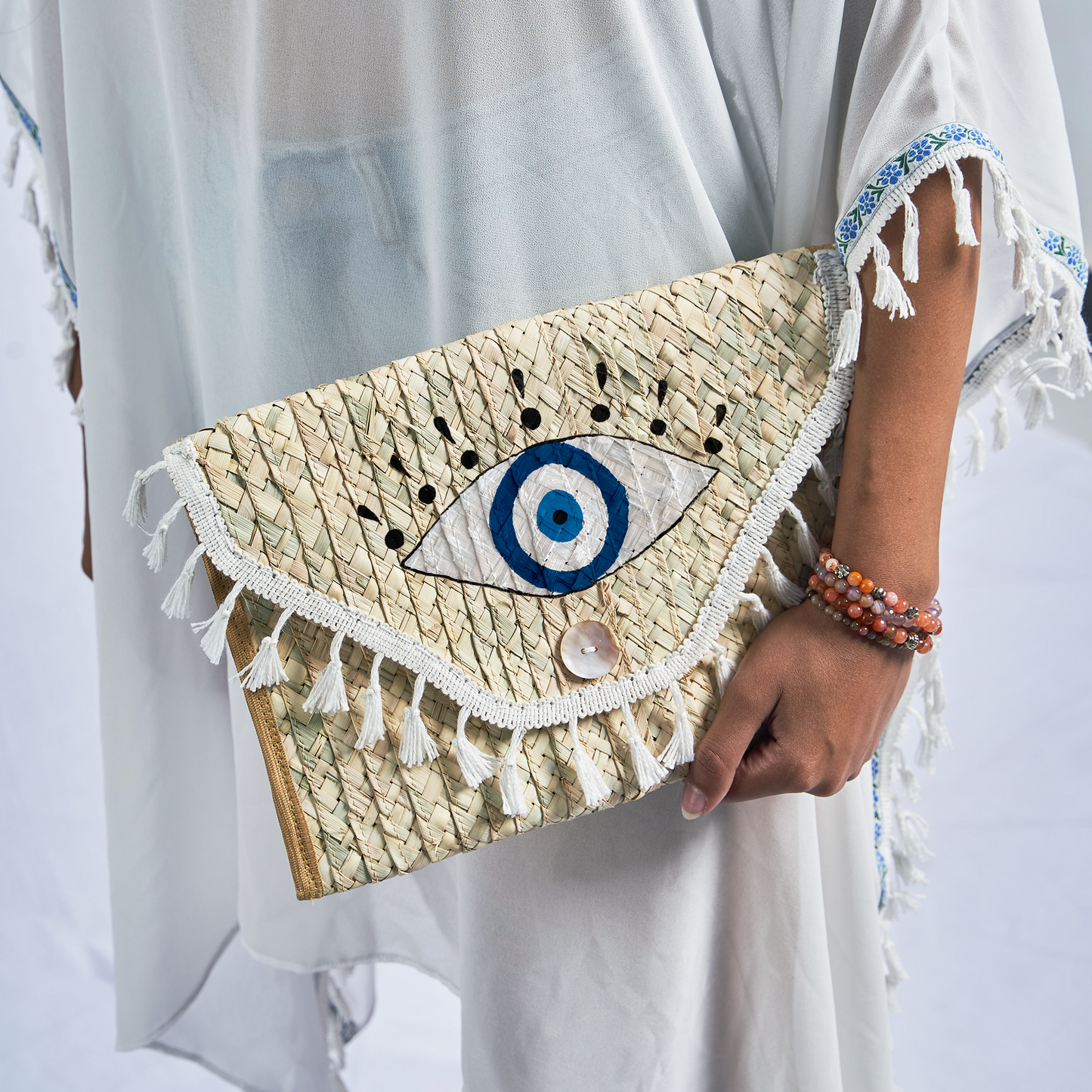 Evil Eye Beach Clutch