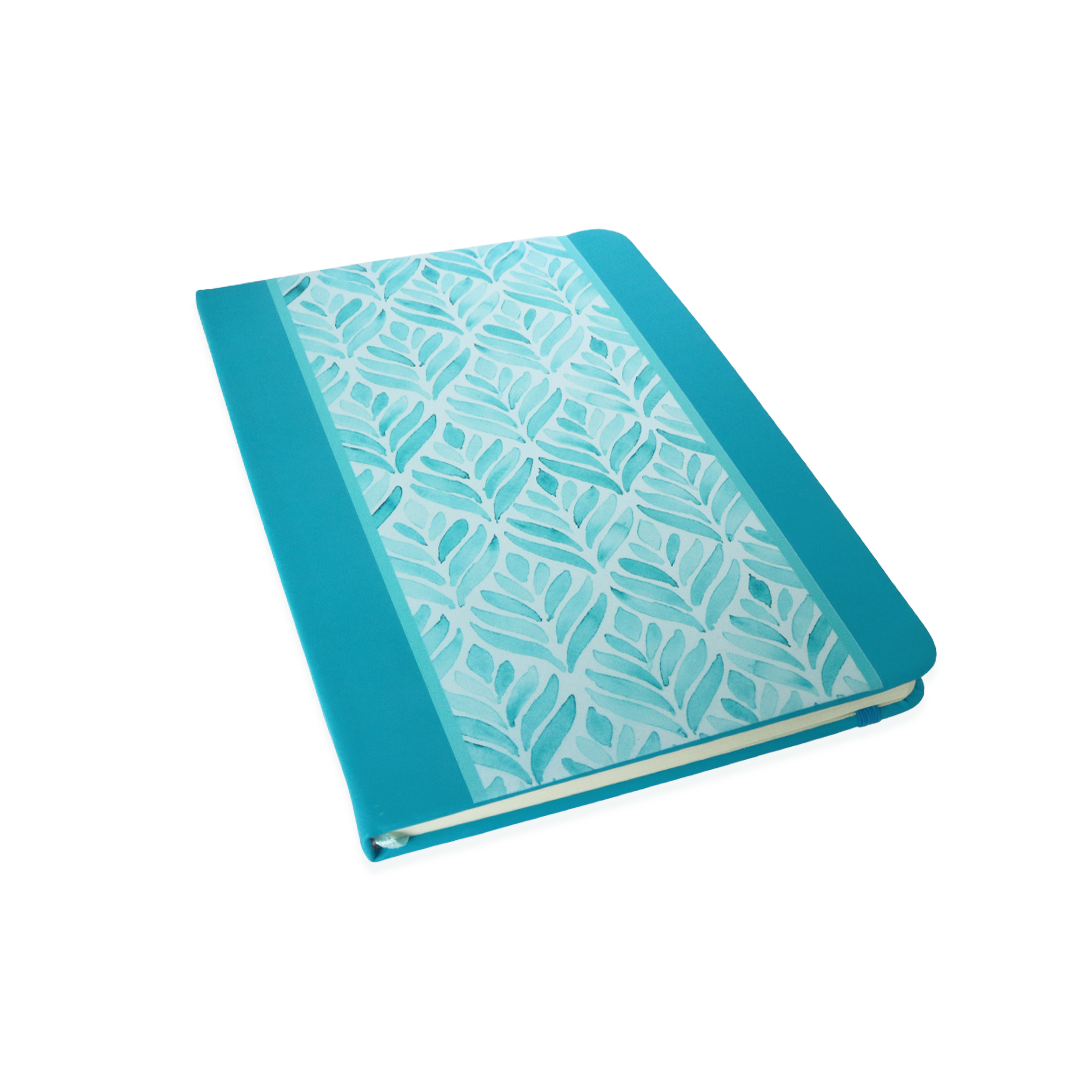 Turquoise Watercolor Notebook - Large