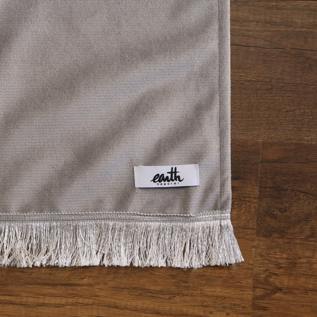 Grey Customized Prayer Rug