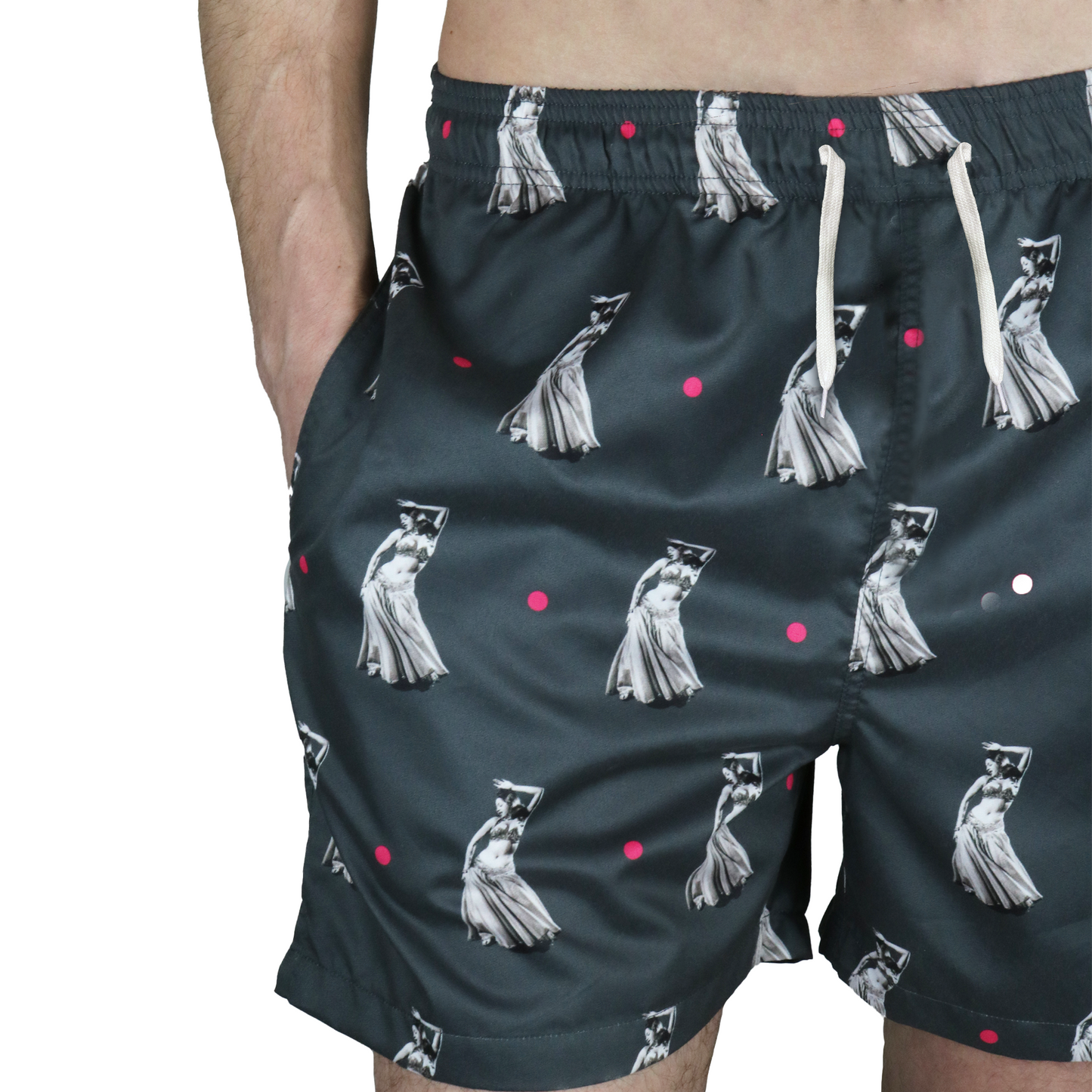 Samia Black Men Swim Shorts