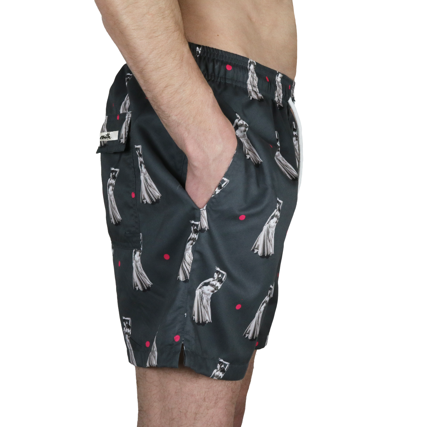 Samia Black Men Swim Shorts
