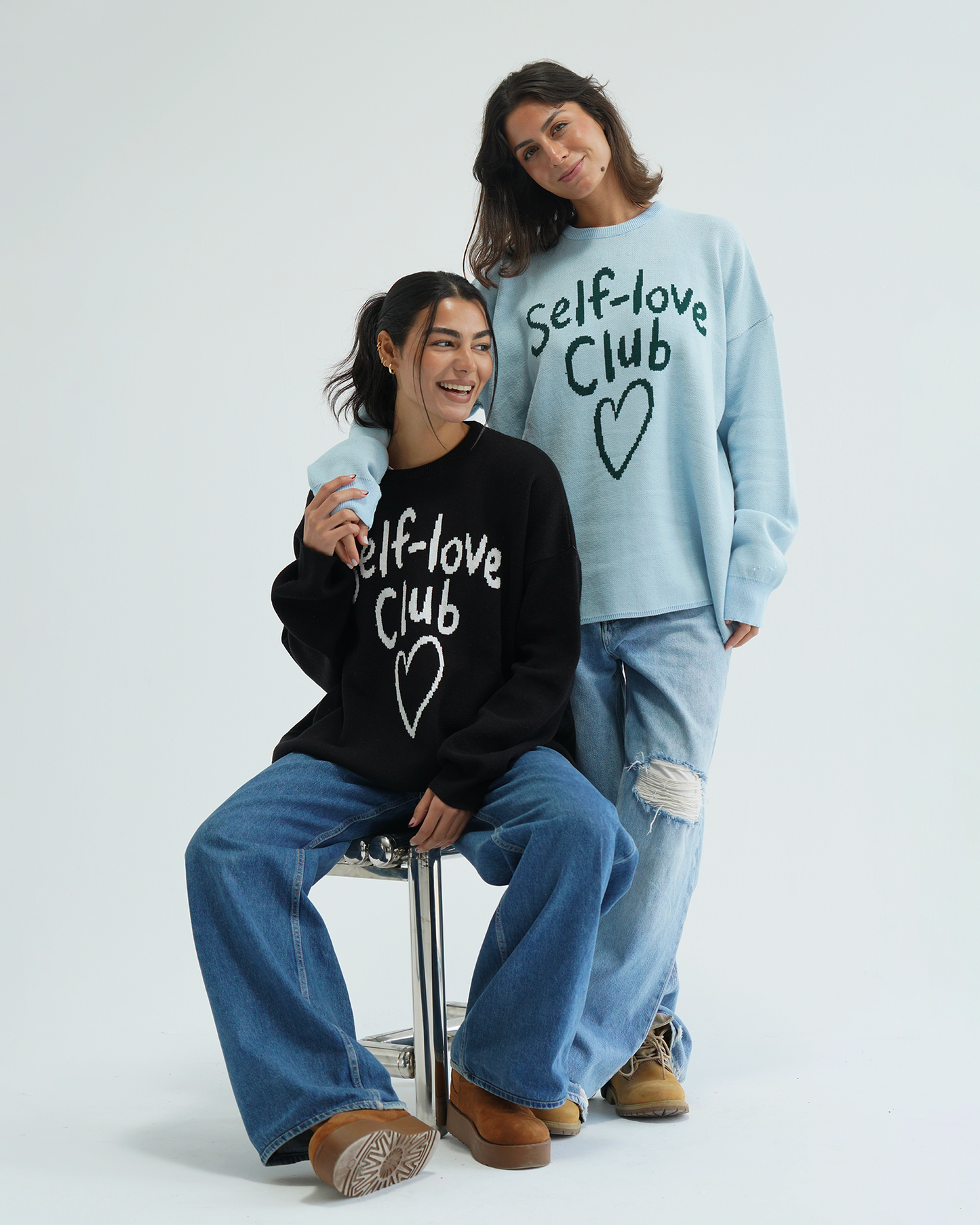 Black Self-Love Club Sweater