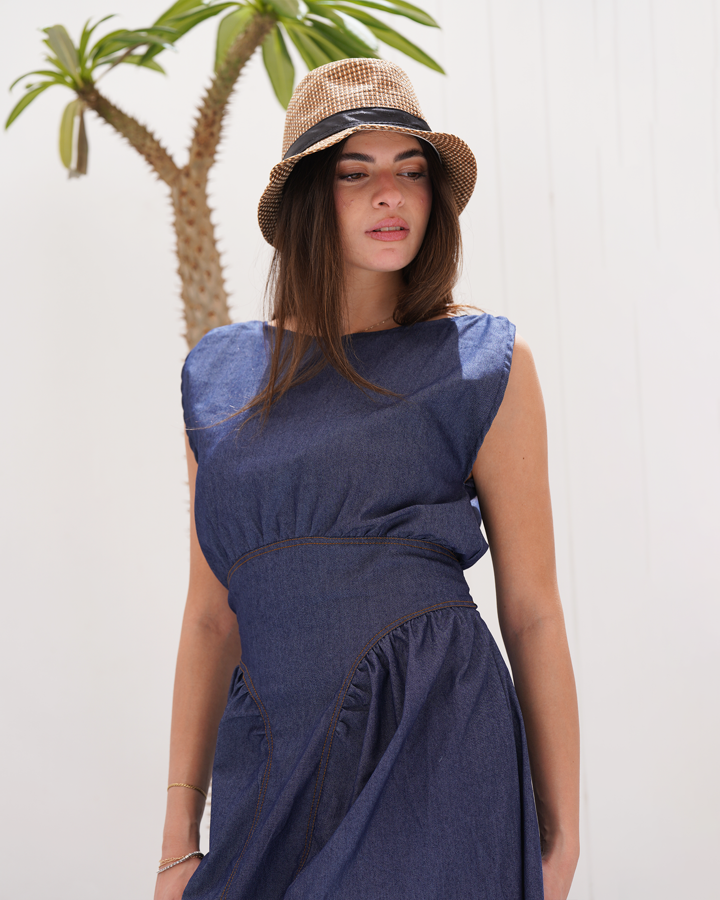 Contour Denim Dress