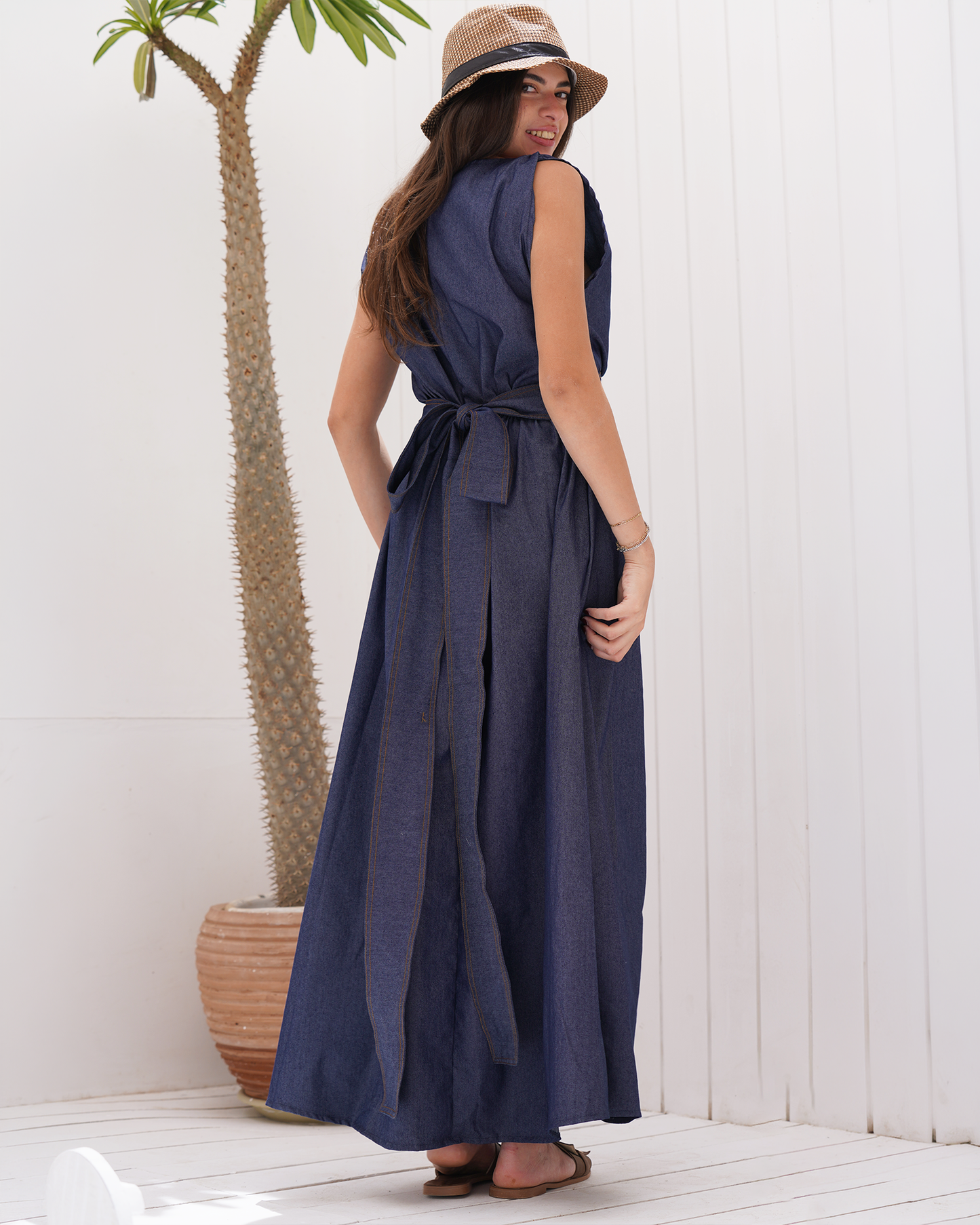 Contour Denim Dress