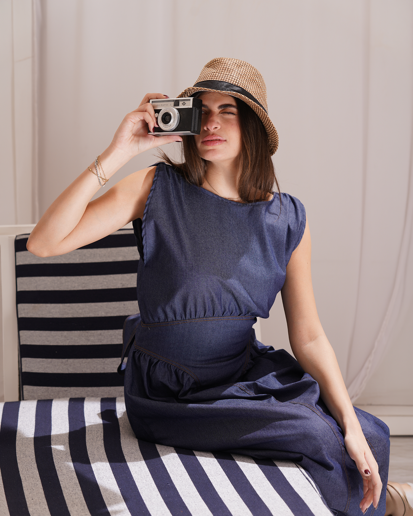 Contour Denim Dress