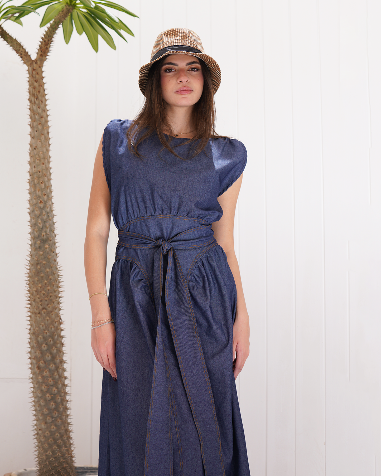 Contour Denim Dress
