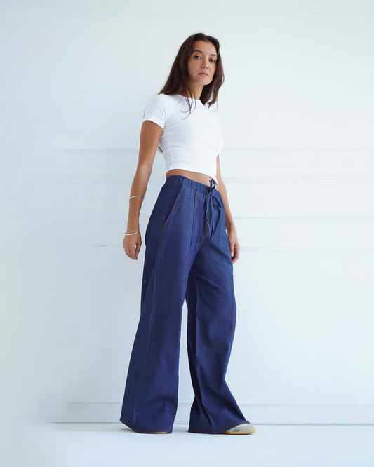 Loose Denim Pants