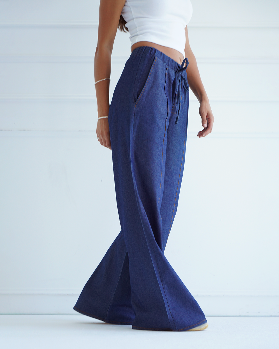 Loose Denim Pants