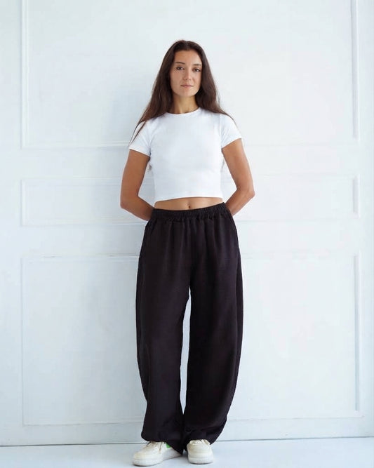 Black Balloon Pants
