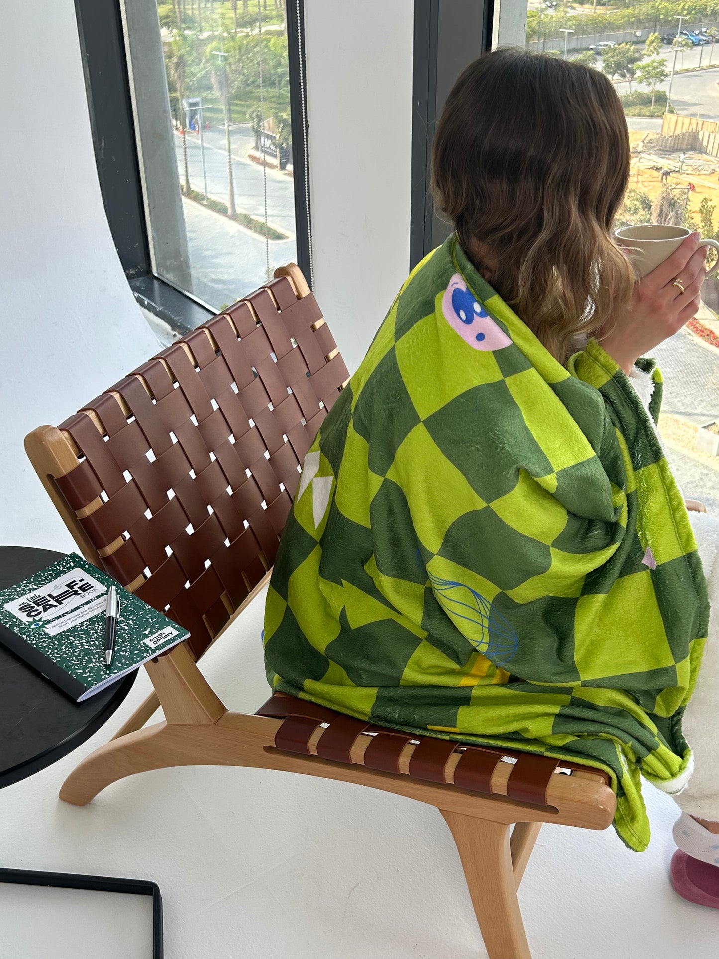 Green Self-Care Couch Blanket