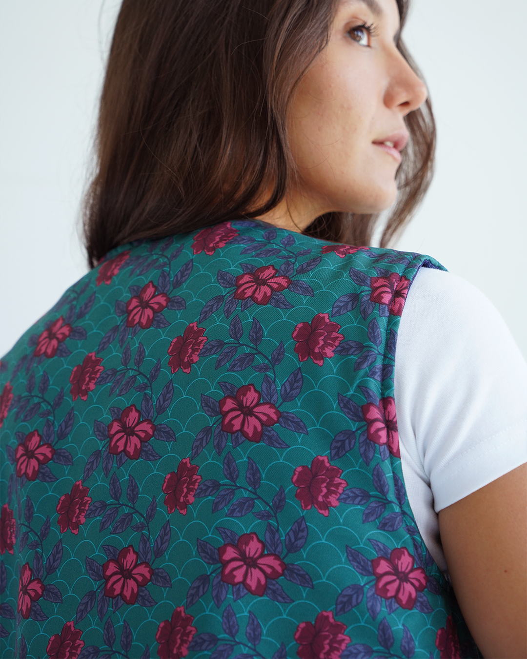 Jenin Reversible Denim Vest